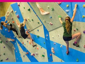 Climbing Wall Fun at Oxley Sports Centre