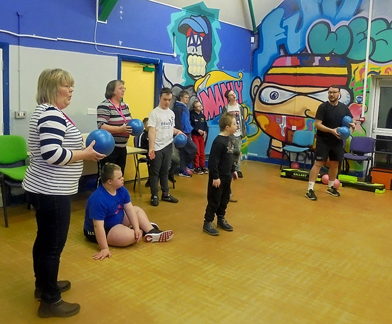 Exercise class with Craig of Communifit - Sherborne Youth Club - Ups and Downs Southwest