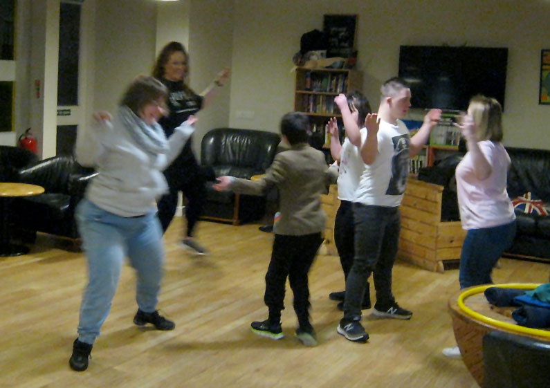 Dancing Fun - Dancing Singing Acting for Ups and Downs Southwest Weston-super-Mare Youth Club