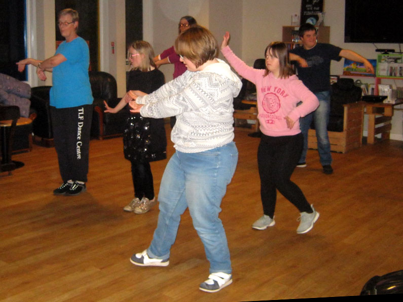 Group Dance - Dancing Singing Acting for Ups and Downs Southwest Weston-super-Mare Youth Club