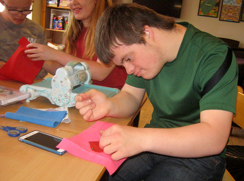 Sewing Workshop - Weston-super-Mare Youth Club - Ups and Downs Southwest
