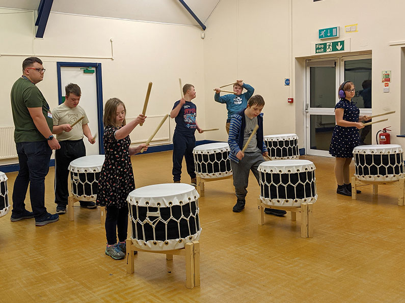 Japanese Drumming Taiko at Sherborne Youth Club